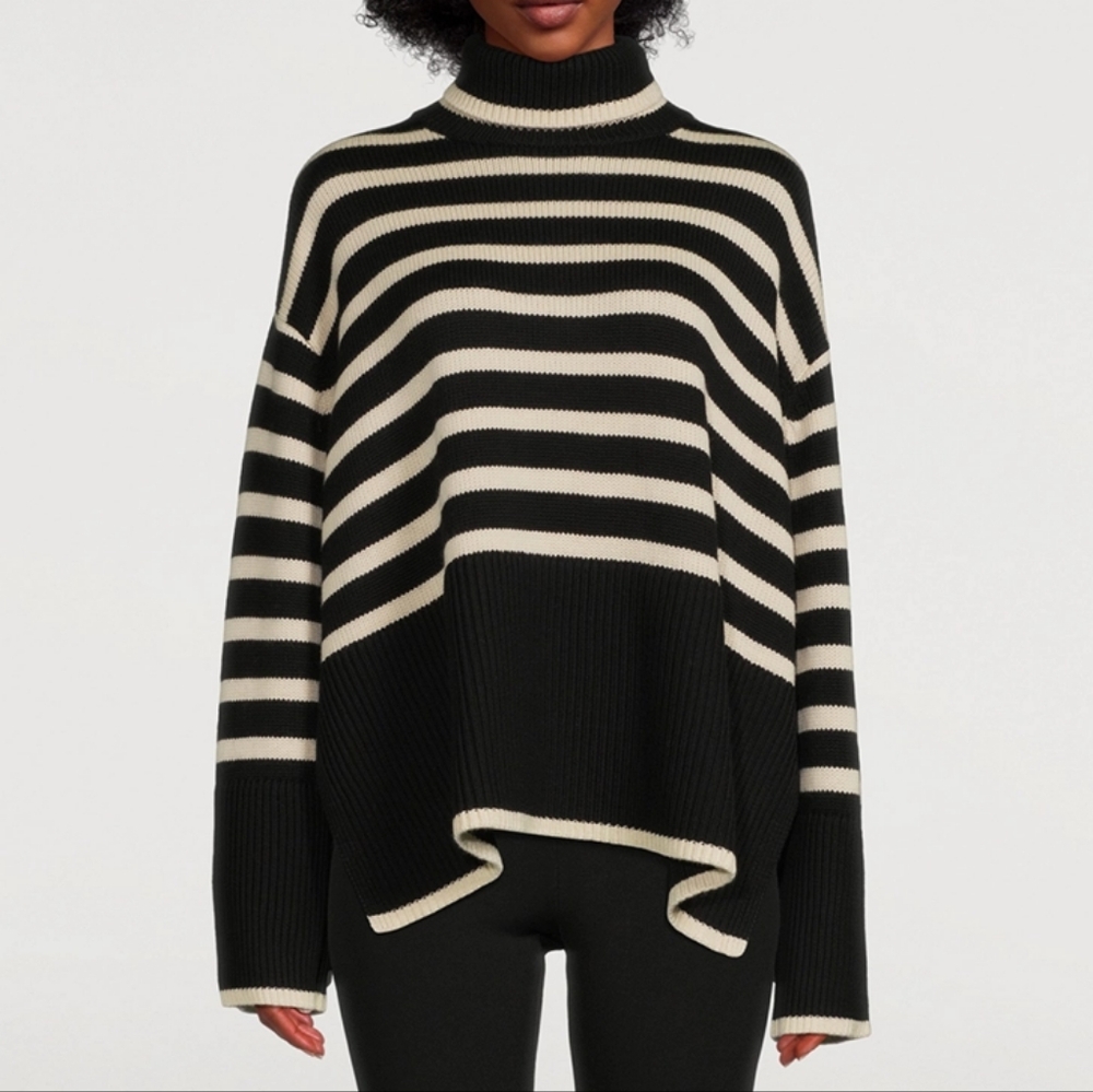 Toteme | Signature Stripe Turtleneck